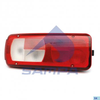 8 299 р. Фонарь задний DAF CF75IV,CF85IV,XF105 левый SAMPA SAMPA 051.480  с доставкой в г. Пермь. Увеличить фотографию 1