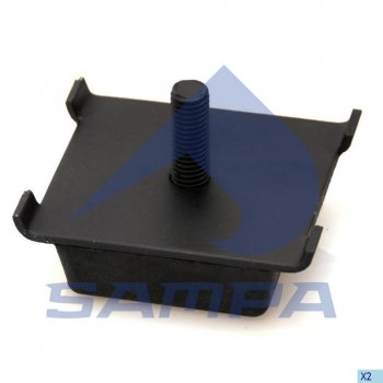 399 р. Подушка IVECO EuroCargo,Tech,Tector рессоры задней SAMPA SAMPA 060.067  с доставкой в г. Пермь. Увеличить фотографию 1