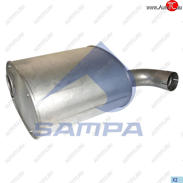 17 999 р. Глушитель IVECO SAMPA SAMPA 060.414  с доставкой в г. Пермь
