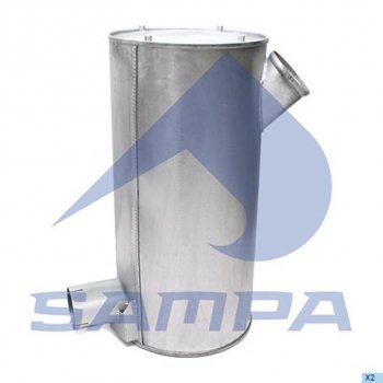 15 599 р. Глушитель IVECO EuroTech (ЕВРО-1) SAMPA SAMPA 060.416  с доставкой в г. Пермь. Увеличить фотографию 1