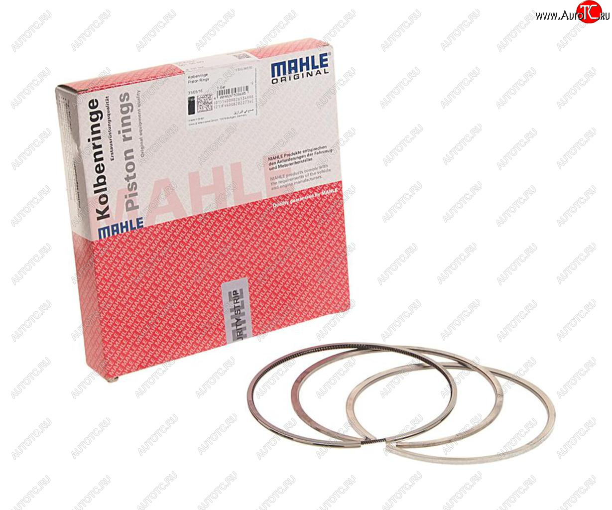 2 899 р. Кольца поршневые SCANIA (DC916DSC1214) d=127.00 (на 1 поршень) MAHLE MAHLE 06106n0  с доставкой в г. Пермь