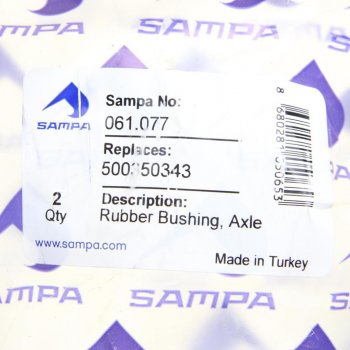 559 р. Сайлентблок IVECO Daily рычага переднего верхний (38х65х34) SAMPA SAMPA 061.077  с доставкой в г. Пермь. Увеличить фотографию 3