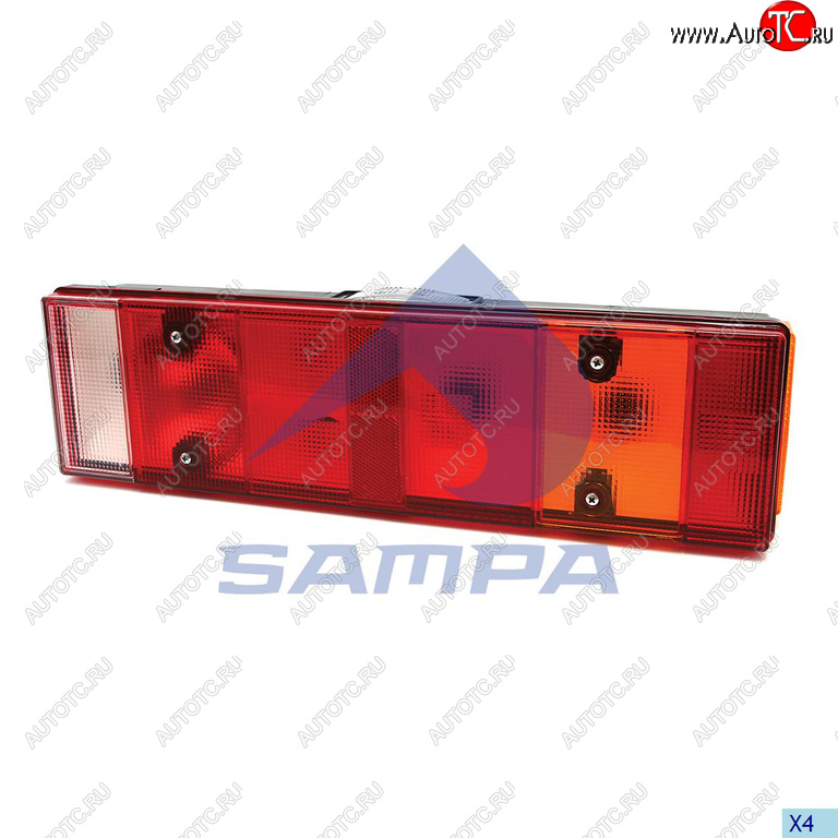 2 399 р. Фонарь задний IVECO левый (467х132мм) IVECO-разъем сзади SAMPA SAMPA 061.079  с доставкой в г. Пермь
