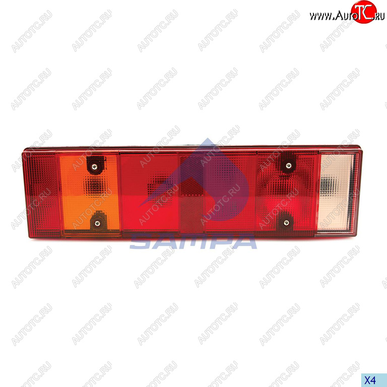 2 379 р. Фонарь задний IVECO правый (467х132мм) IVECO-разъем сзади SAMPA SAMPA 061.081  с доставкой в г. Пермь