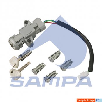 12 299 р. Замок зажигания IVECO Stralis с личинками комплект (замена на 500086531) SAMPA SAMPA 062.052  с доставкой в г. Пермь. Увеличить фотографию 4