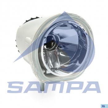 1 349 р. Фара противотуманная IVECO Stralis (03-) праваялевая наружная SAMPA SAMPA 062.068  с доставкой в г. Пермь. Увеличить фотографию 1