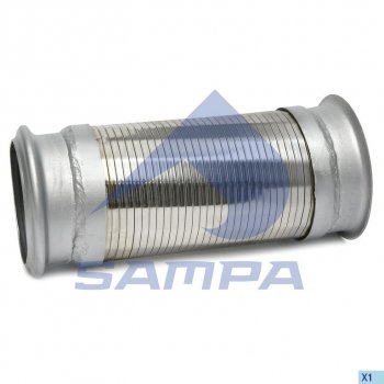3 199 р. Гофра IVECO глушителя с фланцем (129x290) SAMPA SAMPA 064.387  с доставкой в г. Пермь. Увеличить фотографию 1