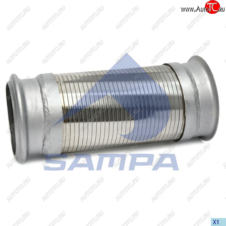 3 199 р. Гофра IVECO глушителя с фланцем (129x290) SAMPA SAMPA 064.387  с доставкой в г. Пермь