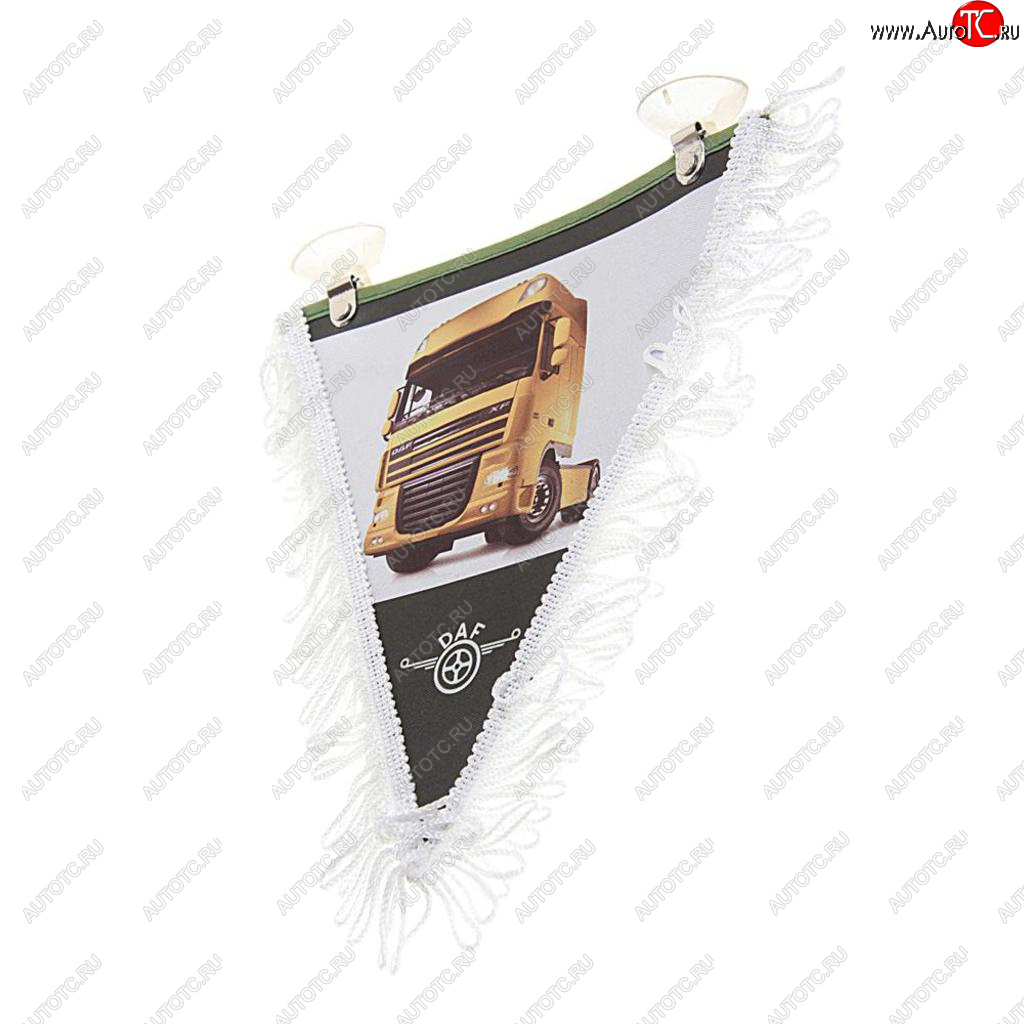 379 р. Вымпел DAFс бахромой (20х26см) на 2-х присосках AUTOSTICKERS 06499  с доставкой в г. Пермь