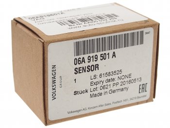 1 299 р. Датчик температуры VW AUDI SEAT SKODA (2-х штекерный черный) OE VAG 06a919501a  с доставкой в г. Пермь. Увеличить фотографию 3