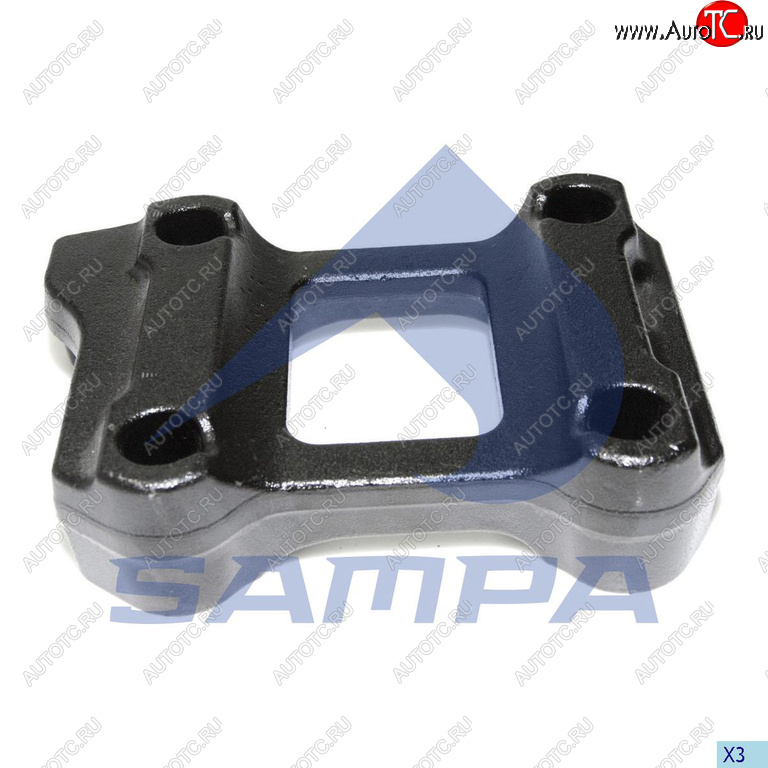 3 359 р. Кронштейн BPW крепления рессоры правой (без пальца) SAMPA SAMPA 070.327  с доставкой в г. Пермь