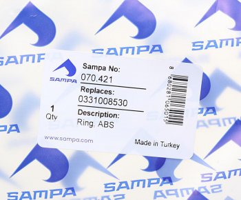 389 р. Кольцо АБС BPW (z=80) SAMPA SAMPA 070.421  с доставкой в г. Пермь. Увеличить фотографию 3