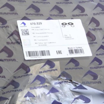 4 999 р. Щиток BPW барабана тормозного пылезащитный (комплект на ось, 150 SN4220) SAMPA SAMPA 070.529  с доставкой в г. Пермь. Увеличить фотографию 3
