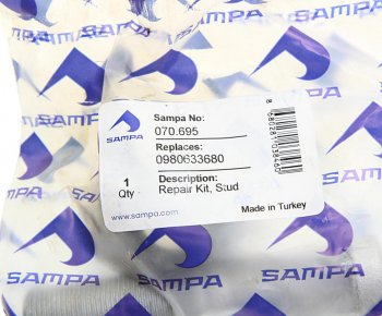 479 р. Шпилька колеса BPW в сборе (M22x1.5x9762) (гайка) SAMPA SAMPA 070.695  с доставкой в г. Пермь. Увеличить фотографию 3