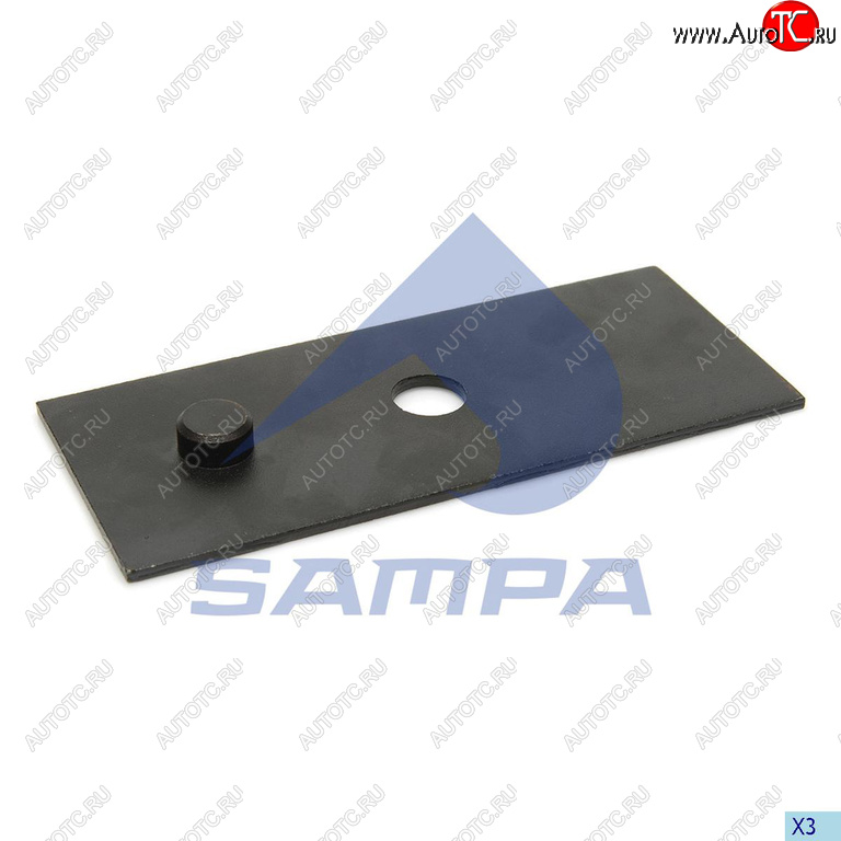 579 р. Пластина BPW рессоры (235х98х5) SAMPA SAMPA 071.016  с доставкой в г. Пермь