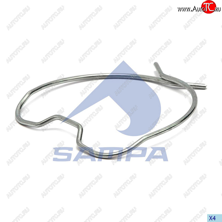 37 р. Кольцо стопорное BPW (ECO Plus) ступицы 62х1.8 SAMPA SAMPA 071.025  с доставкой в г. Пермь