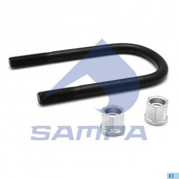 1 679 р. Стремянка BPW рессоры (M22150х265) SAMPA SAMPA 071.0391  с доставкой в г. Пермь. Увеличить фотографию 1