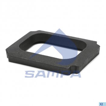 130 р. Пластина BPW крепления рессоры центрирующая SAMPA SAMPA 071.045  с доставкой в г. Пермь. Увеличить фотографию 1