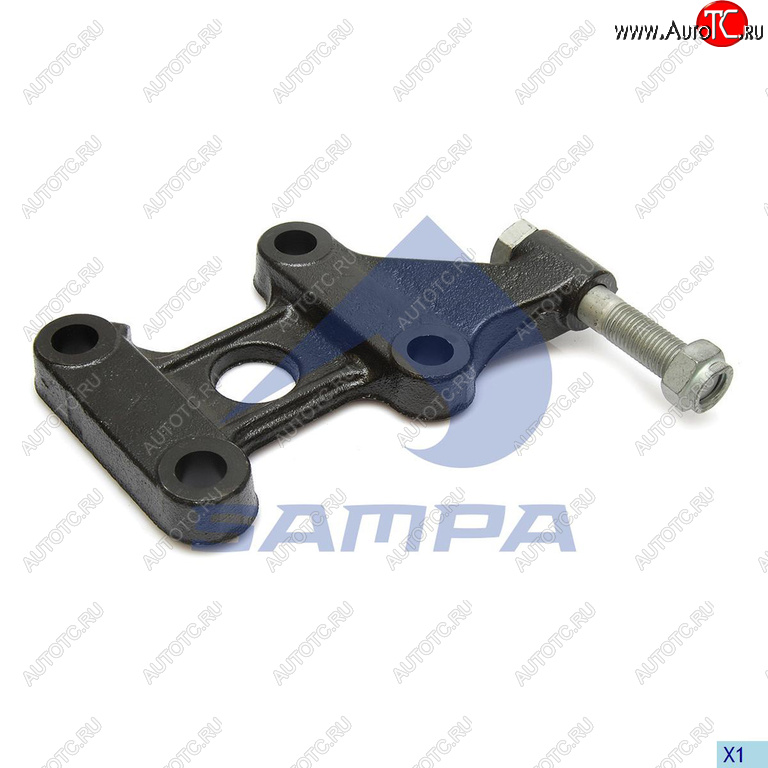 4 999 р. Подкладка BPW рессоры с креплением под амортизатор правая SAMPA SAMPA 071.052  с доставкой в г. Пермь