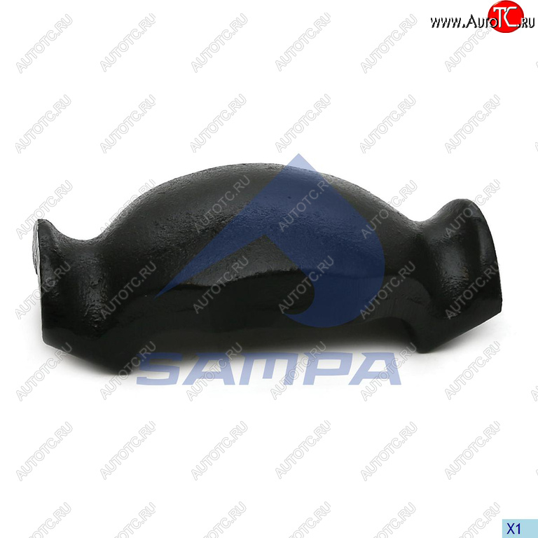 1 579 р. Сегмент BPW стремянки двойной под рессору L=70 (балка d=120мм) SAMPA SAMPA 071.100  с доставкой в г. Пермь