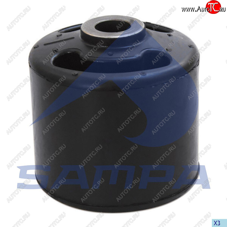 3 379 р. Сайлентблок INTRAX SAF полурессоры (подвески прицепа) (30х155х170) SAMPA SAMPA 075.075  с доставкой в г. Пермь