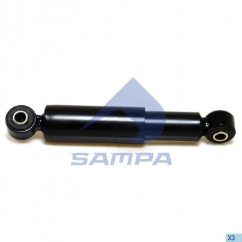 3 599 р. Амортизатор BPW SAF полуприцепа, прицепа (489318 70х75 20х78 20х68 ОО) SAMPA SAMPA 075.081-01  с доставкой в г. Пермь. Увеличить фотографию 1