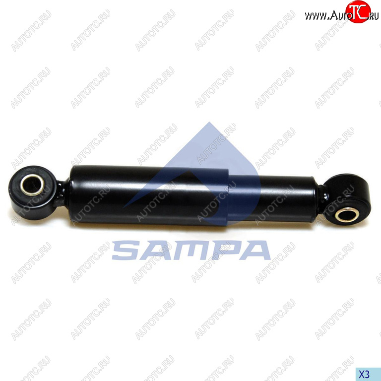 3 599 р. Амортизатор BPW SAF полуприцепа, прицепа (489318 70х75 20х78 20х68 ОО) SAMPA SAMPA 075.081-01  с доставкой в г. Пермь