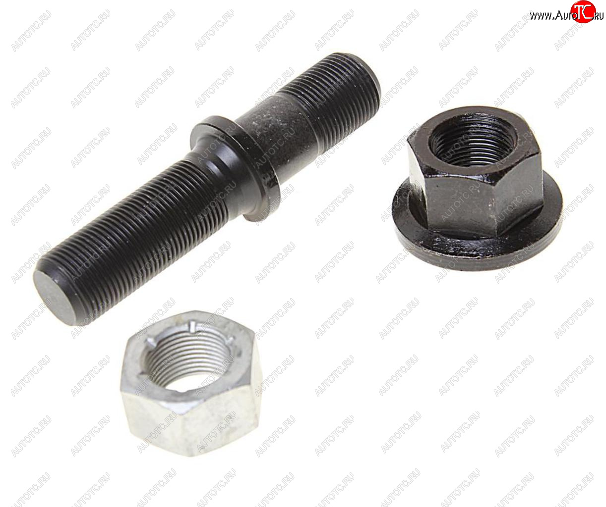 499 р. Шпилька колеса SAF (M22x1.5,M22x1.5,L=112) в сборе (гайки 04029,06425) SAMPA SAMPA 075.599  с доставкой в г. Пермь