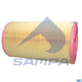 3 899 р. Фильтр воздушный RENAULT Magnum,Premium,Kerax (10.96-) SAMPA SAMPA 078.086-01  с доставкой в г. Пермь. Увеличить фотографию 1