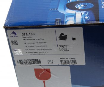 3 679 р. Фильтр топливный RENAULT грубой очистки сепаратор SAMPA SAMPA 078.100  с доставкой в г. Пермь. Увеличить фотографию 4