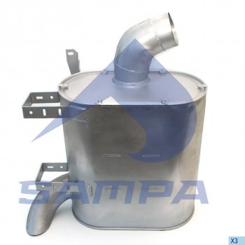 30 999 р. Глушитель RENAULT Magnum SAMPA SAMPA 079.151  с доставкой в г. Пермь. Увеличить фотографию 1
