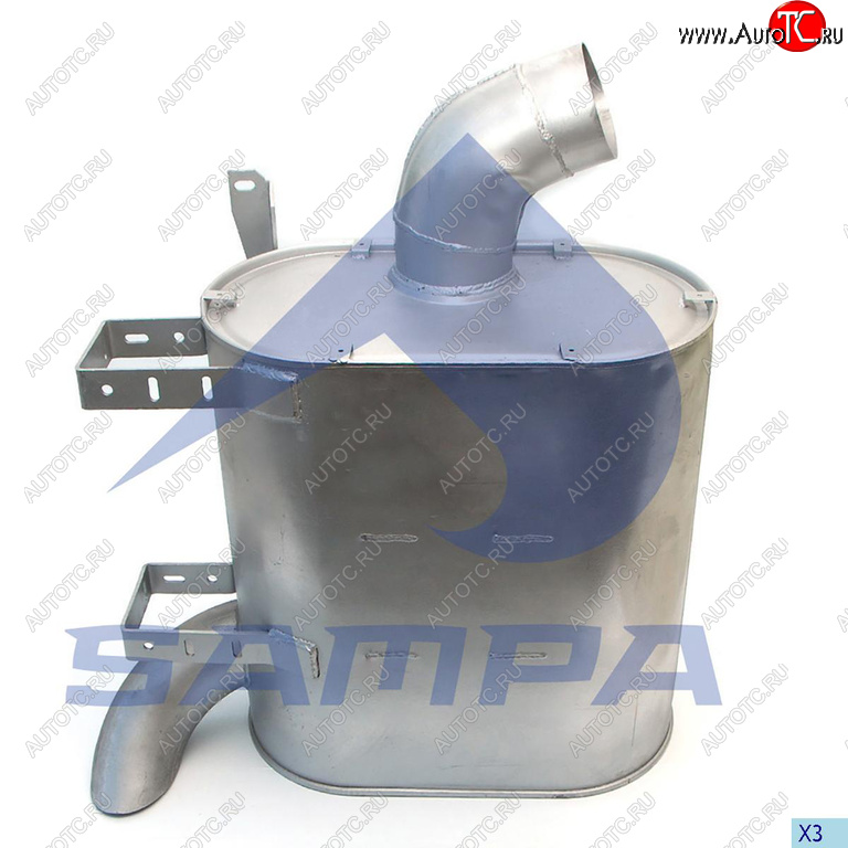 30 999 р. Глушитель RENAULT Magnum SAMPA SAMPA 079.151  с доставкой в г. Пермь