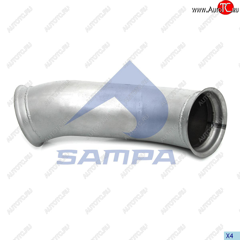 3 699 р. Труба приемная глушителя VOLVO FH SAMPA SAMPA 079.190  с доставкой в г. Пермь