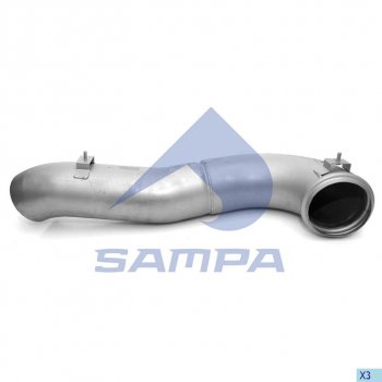 9 549 р. Глушитель VOLVO (ЕВРО-5) SAMPA SAMPA 079.193  с доставкой в г. Пермь. Увеличить фотографию 1