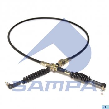 2 349 р. Трос акселератора L=1700мм RENAULT Magnum SAMPA SAMPA 079.326  с доставкой в г. Пермь. Увеличить фотографию 1