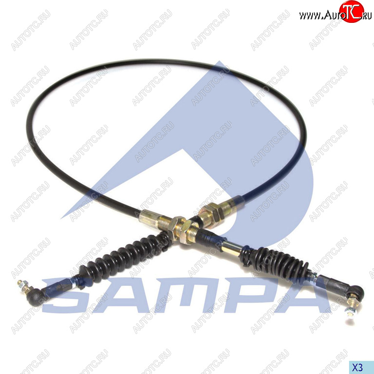 2 349 р. Трос акселератора L=1700мм RENAULT Magnum SAMPA SAMPA 079.326  с доставкой в г. Пермь