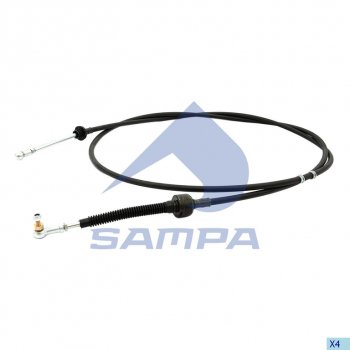 7 999 р. Трос RENAULT переключения КПП L=3680мм SAMPA SAMPA 079.339  с доставкой в г. Пермь. Увеличить фотографию 1