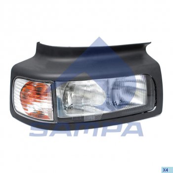 8 549 р. Фара RENAULT Premium правая SAMPA SAMPA 079.417  с доставкой в г. Пермь. Увеличить фотографию 1