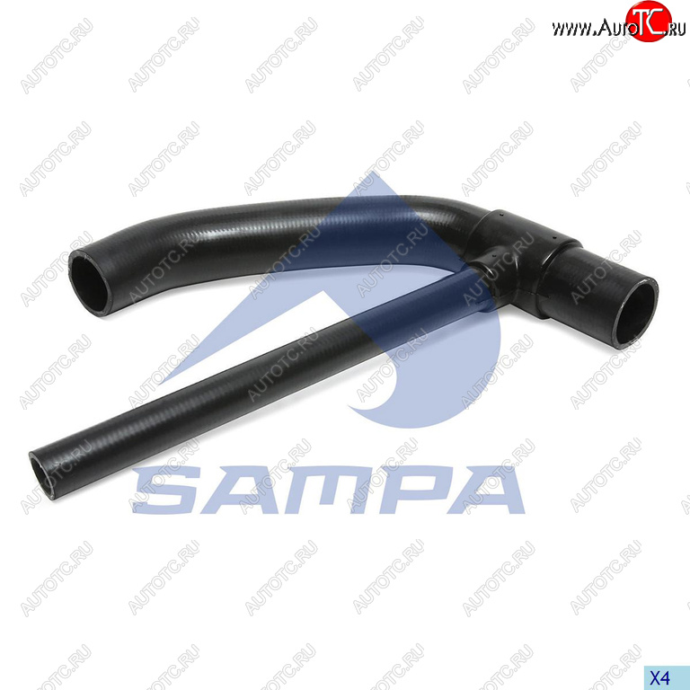 1 949 р. Патрубок RENAULT радиатора SAMPA SAMPA 079.488  с доставкой в г. Пермь