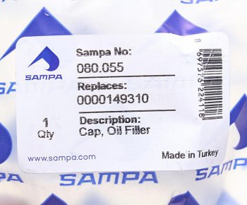 232 р. Крышка RENAULT Premium,Magnum,Midlum,Kerax маслозаливной горловины SAMPA SAMPA 080.055  с доставкой в г. Пермь. Увеличить фотографию 3