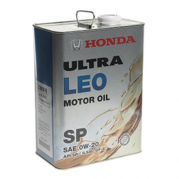 6 649 р. Масло моторное HONDA 0W20 синт.4л ULTRA LEO SN OE HONDA 08227-99974  с доставкой в г. Пермь. Увеличить фотографию 1