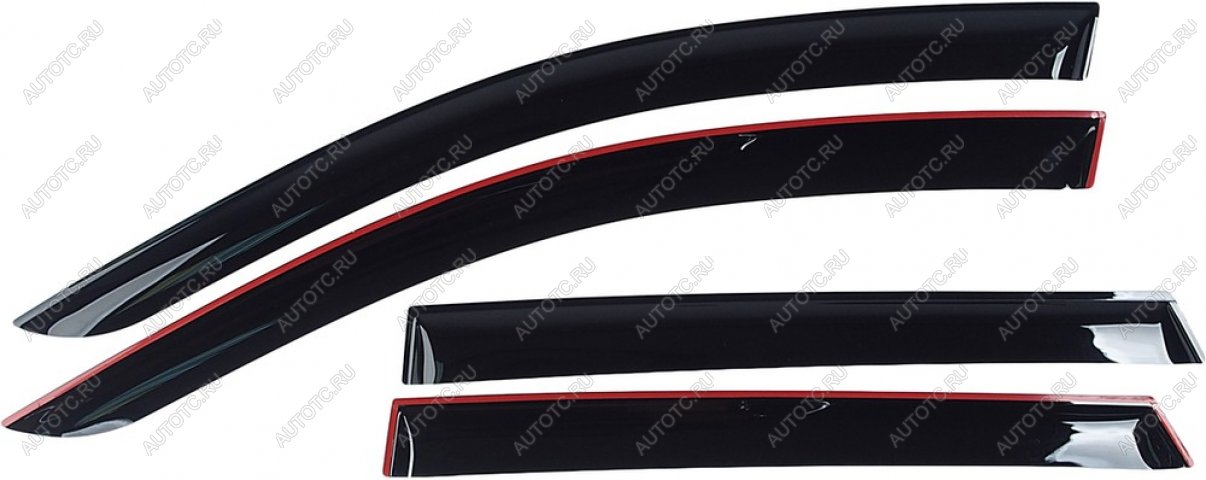 3 599 р. Комплект дефлекторов окон COMFORT Geely Coolray SX11 дорестайлинг (2018-2023) (черные)  с доставкой в г. Пермь