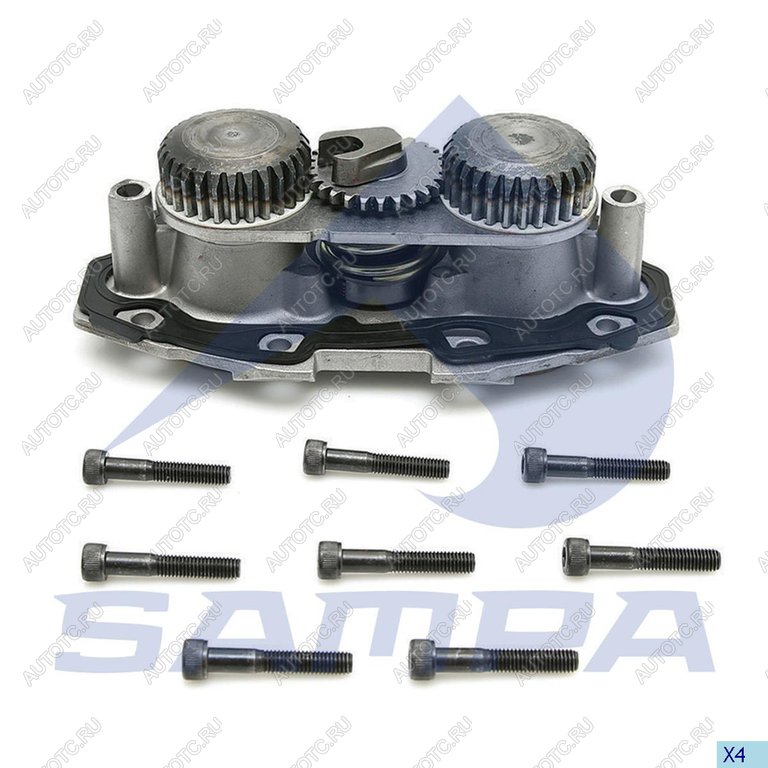 6 499 р. Ремкомплект суппорта MERITOR Elsa (корпус направляющих в сборе,прокладка,болты) SAMPA SAMPA 094.607  с доставкой в г. Пермь