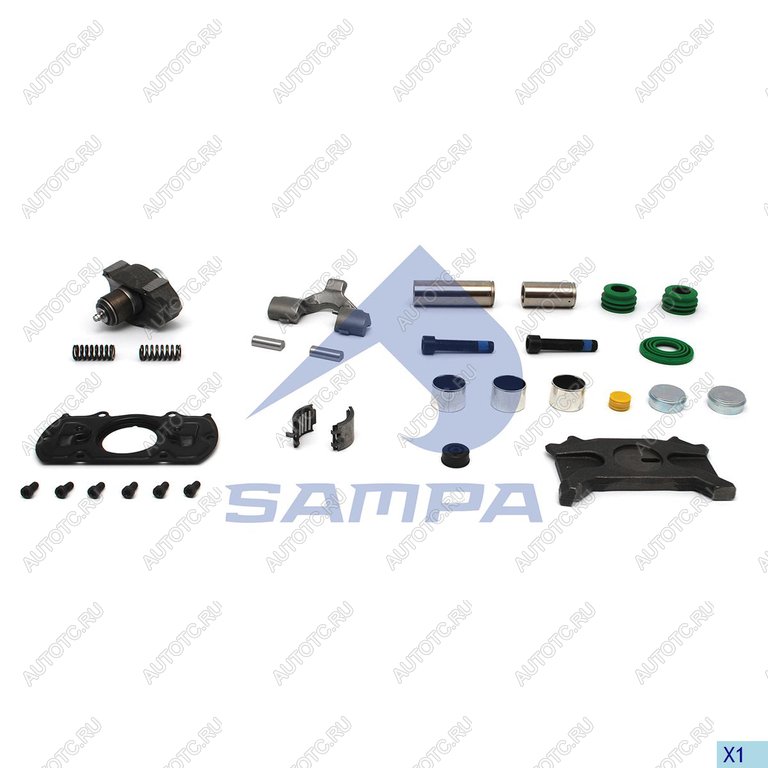 12 449 р. Ремкомплект суппорта WABCO MAX22 левый (полный) SAMPA SAMPA 094.915  с доставкой в г. Пермь