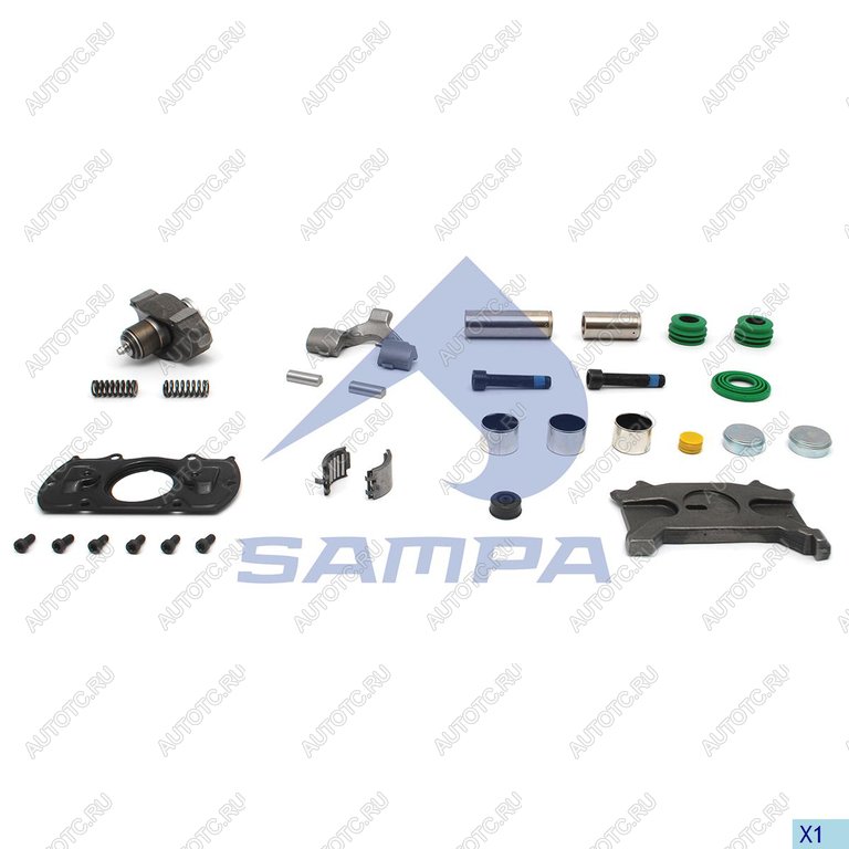 13 399 р. Ремкомплект суппорта WABCO MAX22 правый (полный) SAMPA SAMPA 094.916  с доставкой в г. Пермь