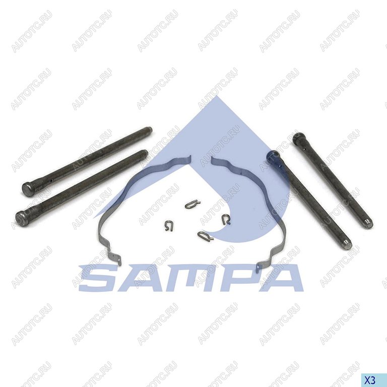 989 р. Ремкомплект RENAULT механизма тормозного SAMPA SAMPA 095.758  с доставкой в г. Пермь