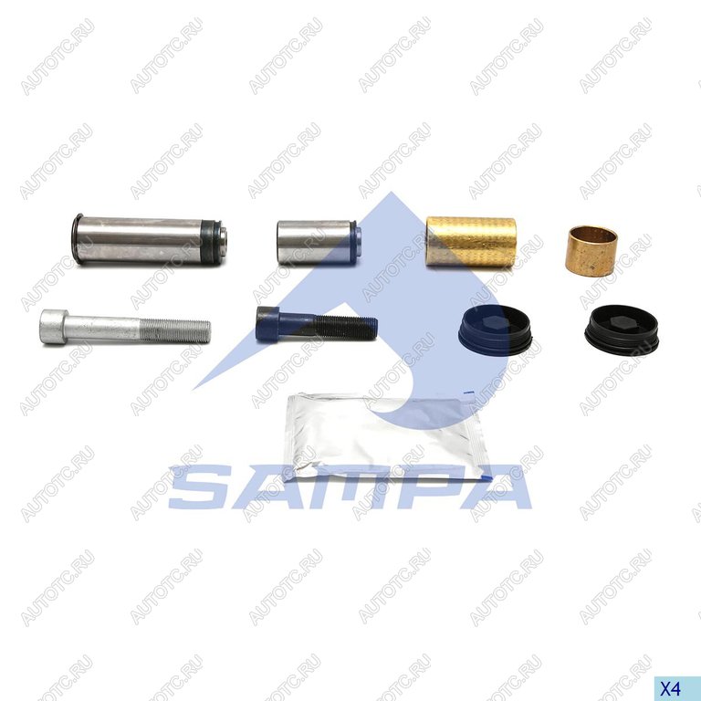 1 469 р. Ремкомплект суппорта BPW TSB3709 (направляющие) SAMPA SAMPA 095.925  с доставкой в г. Пермь