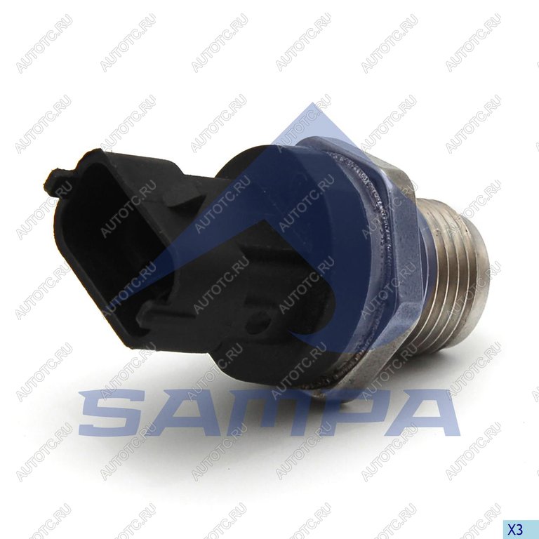 3 599 р. Датчик давления топлива КАМАЗ MAN дв.CUMMINS ISBe 185,210,270,285 SAMPA SAMPA 096.1099  с доставкой в г. Пермь
