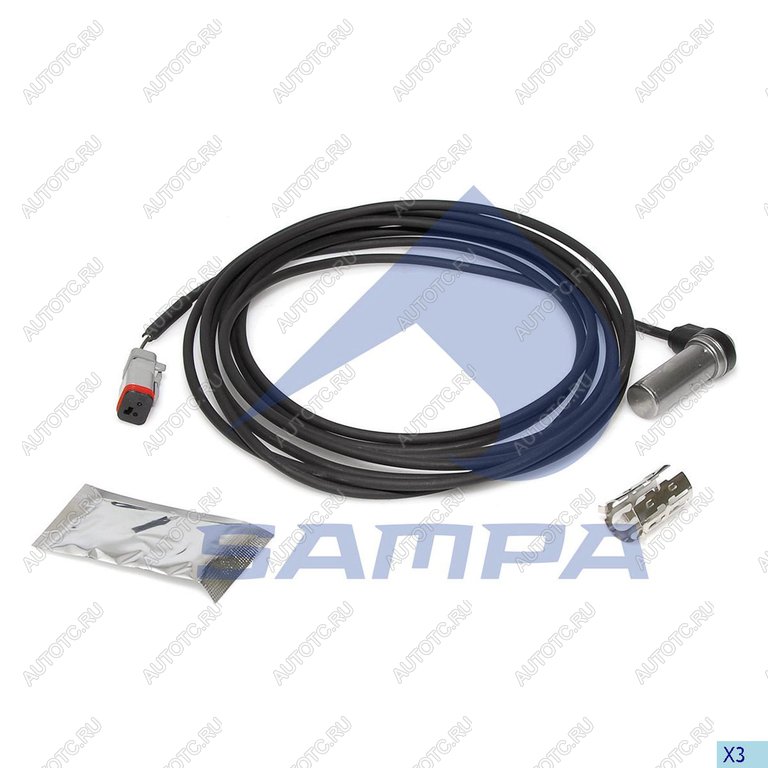 1 889 р. Датчик АБС VOLVO FH передний левый SAMPA SAMPA 096.334  с доставкой в г. Пермь