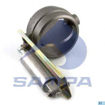 11 399 р. Корпус MAN вспомогательного тормоза с заслонкой SAMPA SAMPA 022.198  с доставкой в г. Пермь. Увеличить фотографию 1
